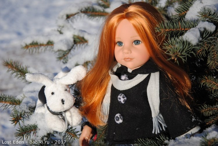 Самая красивая Рыжая. Сара с собачкой 2009 г от Gotz (фото 10)