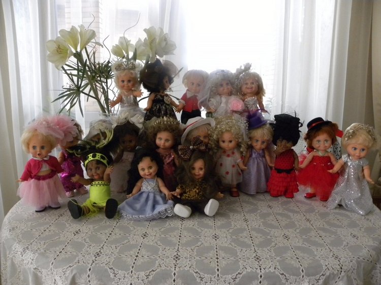 Продолжение свадьбы — Куклы Galoob Baby Face (Фейсинки): винтаж 90