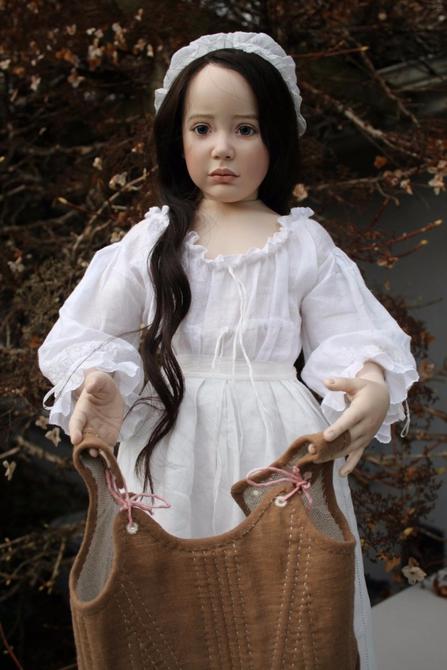 Процесс создания фарфоровых кукол - Джинн Гросс (Jeanne Gross). Часть пятая: Машина времени (фото 6)