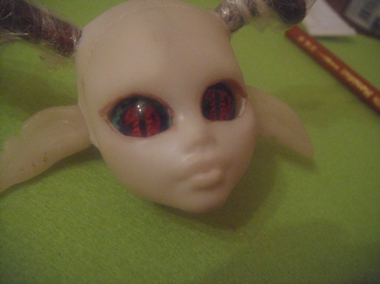 Кукольный эксперимент 5.3: модификация Monster High. Мэйк (ООАК). МК (фото 10)