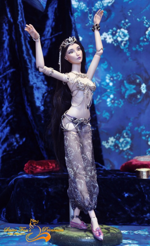 Восточная принцесса — Авторские шарнирные куклы своими руками: лепка (фото 7)