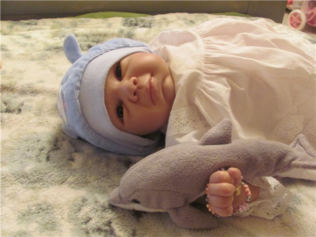 Моя принцесска Евангелинка - нам 1 месяц. Кукла реборн:) (фото 8)