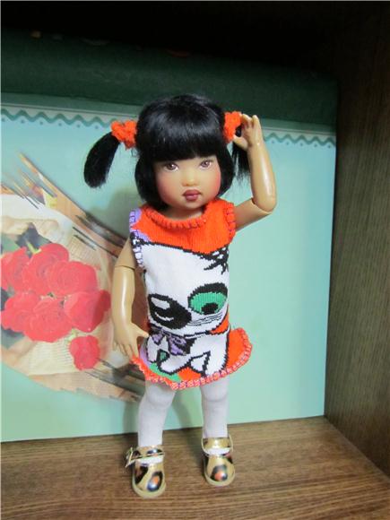 Рыже-оранжевое настроение. Одежда для куколок Helen Kish (фото 8)