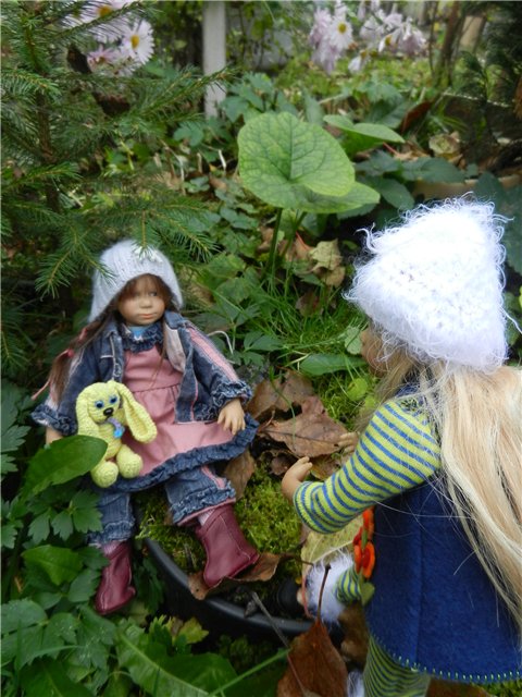 Мои крохотульки на природе. Клубные куколки от Аннет Химштед