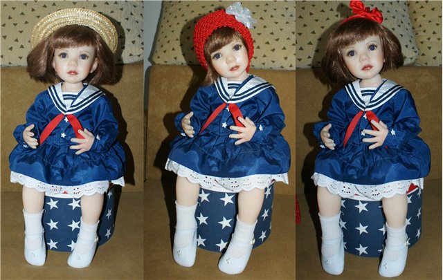 Маленькая американка | Бэйбики Маленькая американка — Коллекционные куклы разных авторов (Разное): редкие бренды (фото 9)