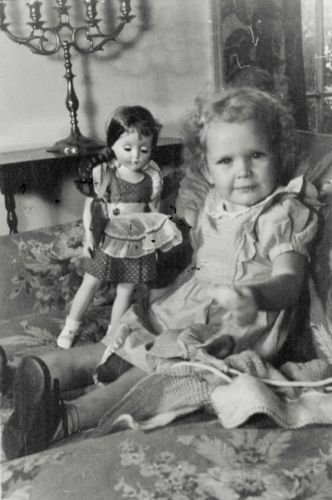 Винтажные детские фотографии с куклами 20-60-х годов 20 века