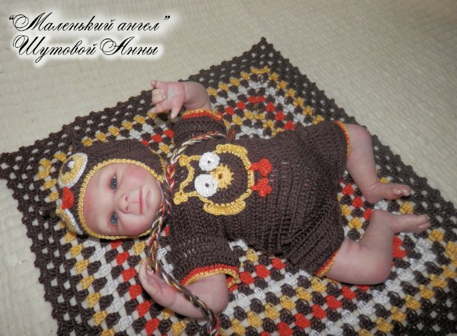 Малышок Филиппок. Кукла реборн Шутовой Анны (фото 2)