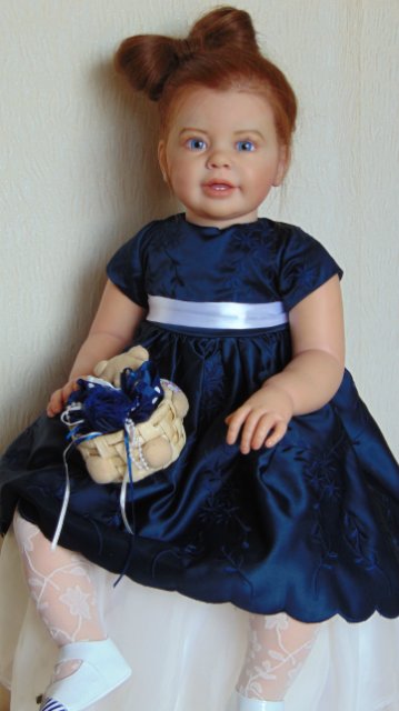 Моя самая большая девочка Наташа! Кукла реборн Шепелевой Людмилы (фото 4)