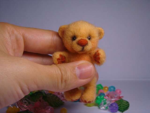 Маленький осенний "антидипрессант". Игрушки валянием из шерсти (фото 5)