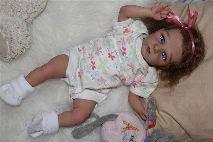 Малышка-реборн из молда Маленка (фото 6)