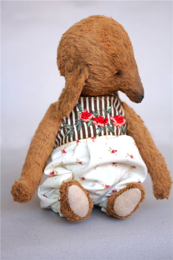 Собачка Тося, авторская игрушка ручной работы Татьяны Матляк (фото 5)