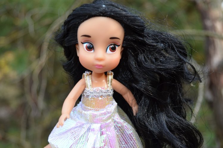 Мини дисней аниматорс Жасмин - осенняя прогулка или лесная принцесса, много фото