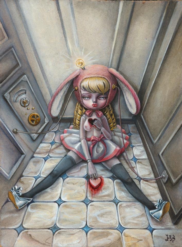 Мрачные и прекрасные куклы художницы Кукула (Kukula) в оригинальных арт иллюстрациях Натали Абрамович. Много фото