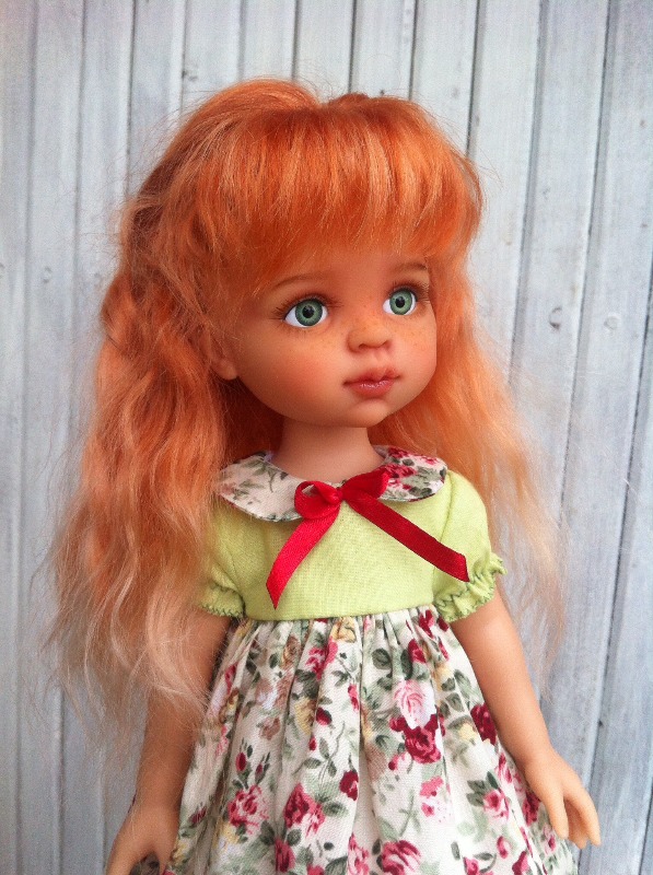 Рыжий, рыжий, конопатый — ООАК Paola Reina (Паола Рейна) и испанских кукол: перерисовка (фото 3)