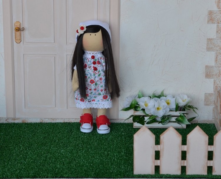 Большой румбокс с аксессуарами (фотозона 7в1) для кукол от 25 см