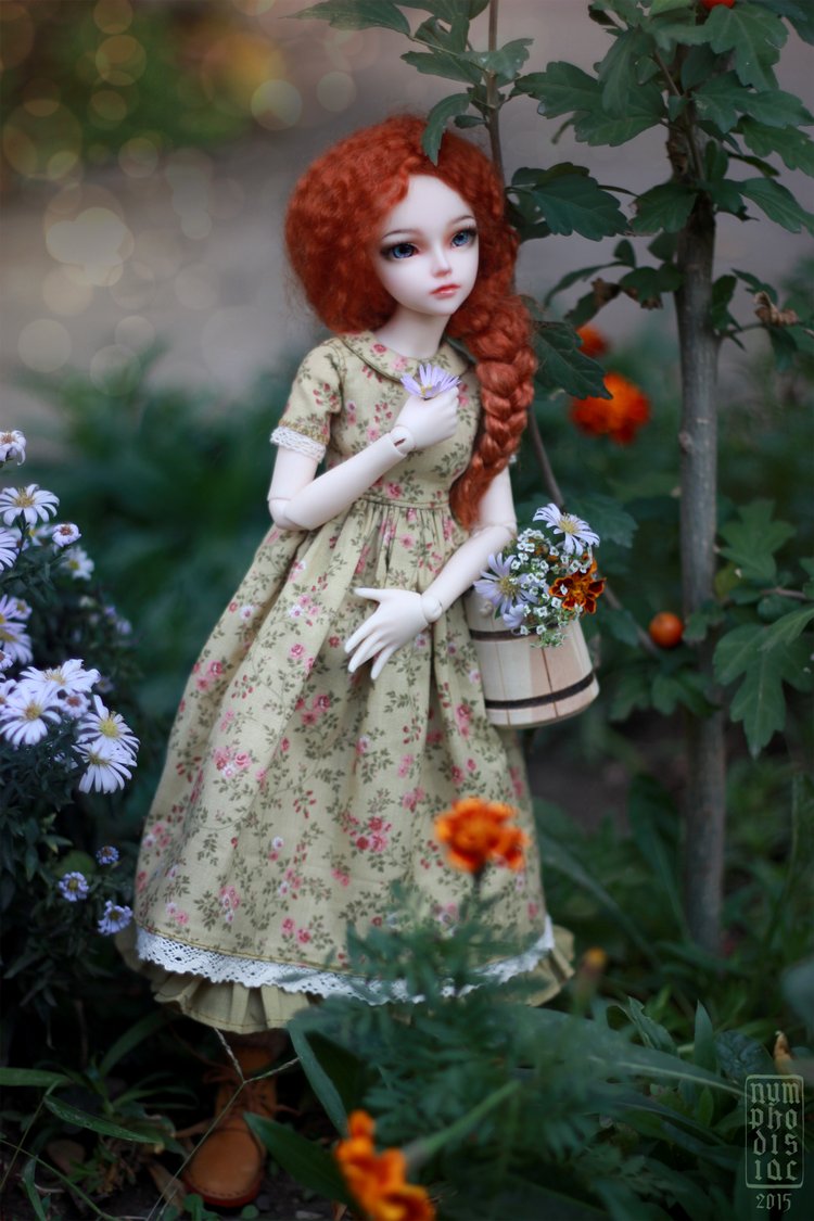 Прогулка Мирвен в вечернем саду