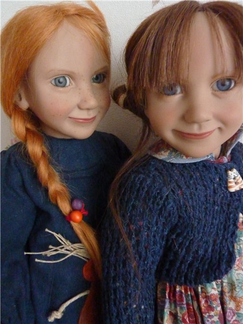 Три сестры. Тринти Trintje, Зора Zora и Селеста Celeste от Цвергназе Zwergnase. Коллекционные куклы