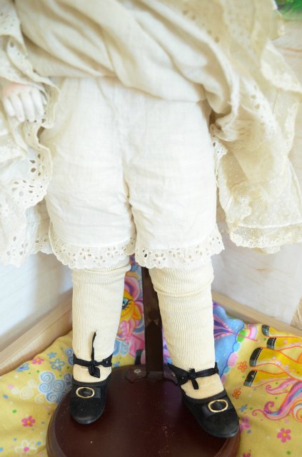 Моя "столетняя девочка" антикварная кукла (фото 9)