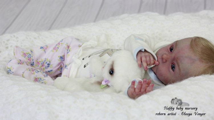 Моя милая златовласка Ева. Кукла реборн Олеси Венгер (фото 3)