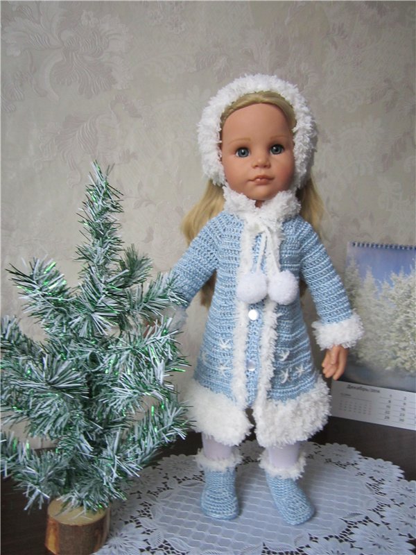 Обновки под ёлочку — Одежда и обувь для кукол своими руками: фото (фото 5)