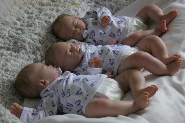 Тройняшки Джошики... Куколки реборн Виктории Вишни