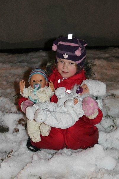 Наше знакомство с малышкой Baby Born (фото 3)