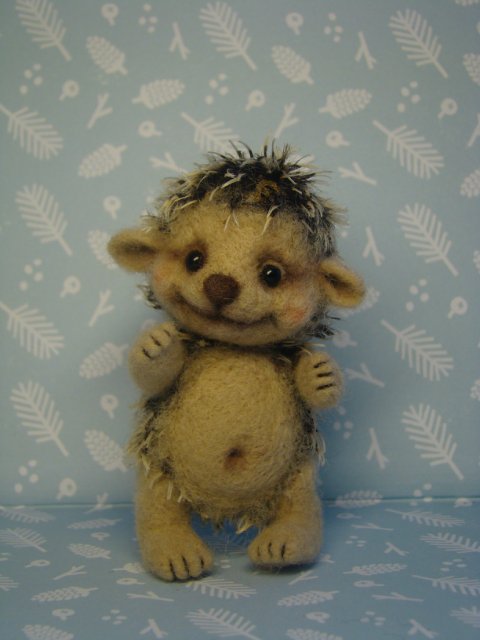 Ёжик. Авторская игрушка Ольги Чернухо (фото 5)