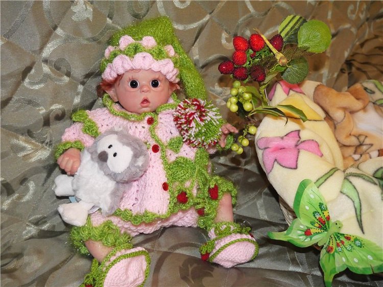 Мои малыши Эльфики из молдика Офелия, рожденные в первый день Весны! Куклы реборн Натальи Фединой, Baby-Zest (фото 5)