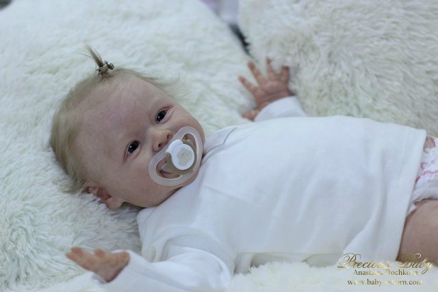 Мой весенний лучик солнышка - Харпер. Кукла реборн Анастасии Бочковой