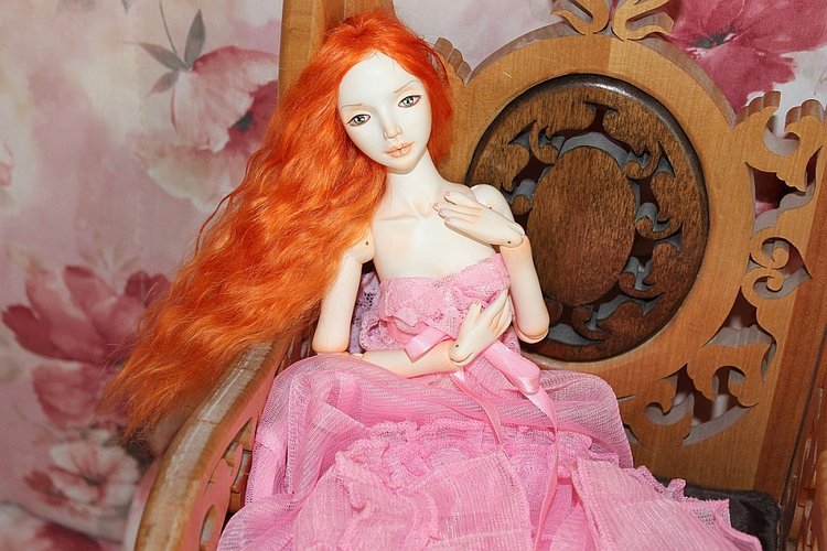 Маленькая русалочка Анаэль. Авторская кукла (фото 5)