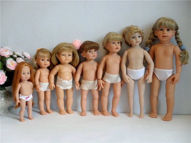 Ну-ка, куклы, встаньте в ряд! ))) Сравнение кукол "Maru & friends", "Gotz" и некоторых других между собой