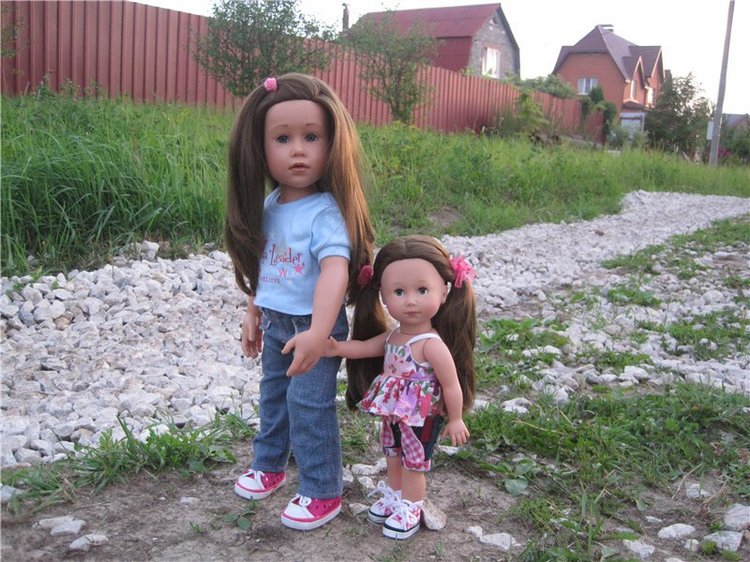 Сестрёнки. Куклы Готц Алиса и Оленька