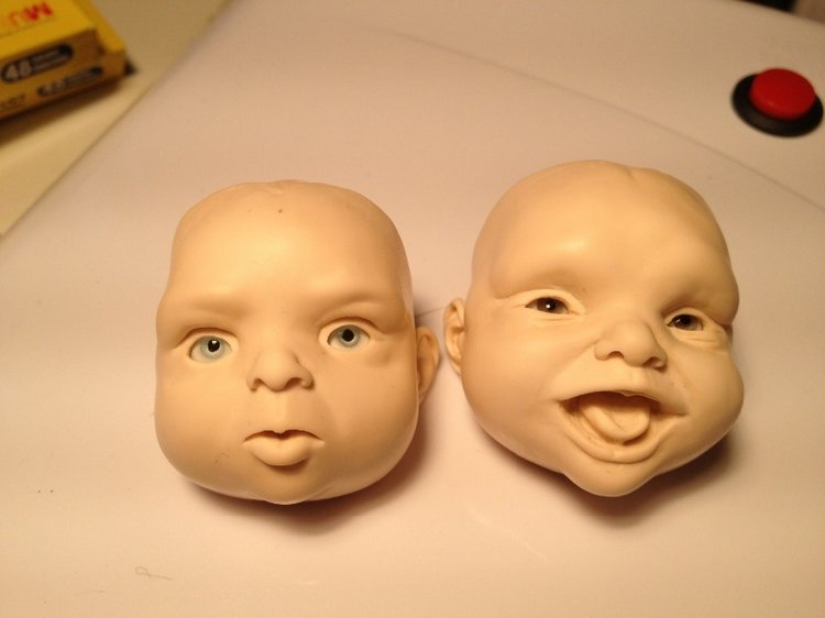 Глаза из Fimo и UF геля — Авторские куклы ручной работы: текстильные (фото 7)