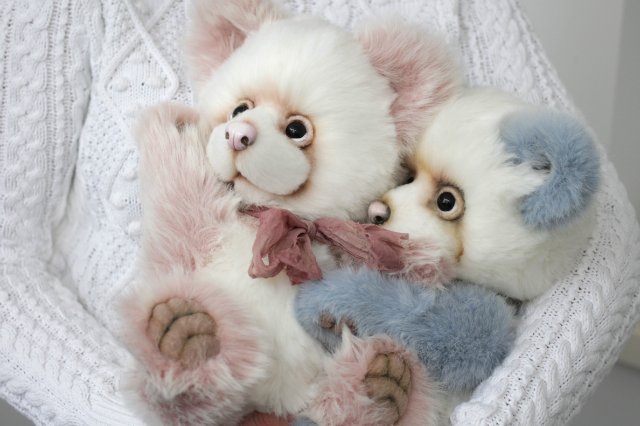 Мишка тедди Эбби. Авторские игрушки Татьяны Матляк | Бэйбики Мишка тедди Эбби. Авторские игрушки Татьяны Матляк (фото 8)