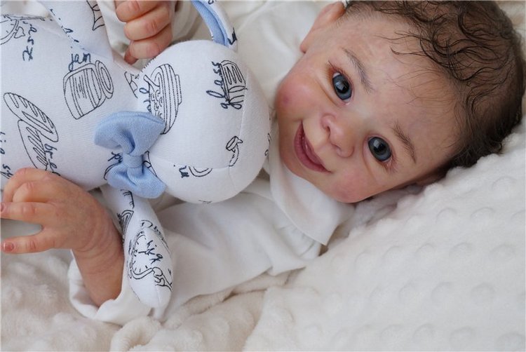 Еще одна улыбашка. Кукла реборн Наталии Коноваловой