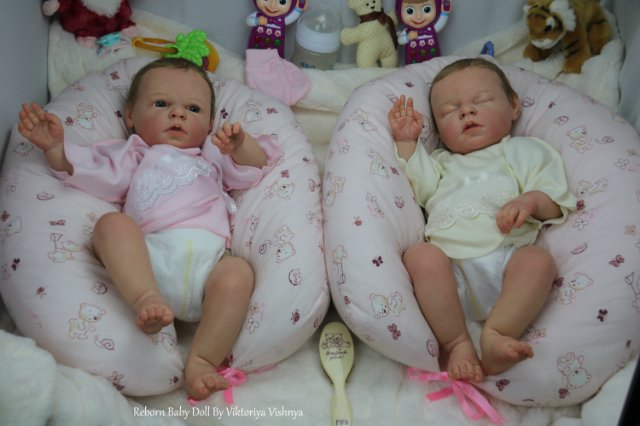Близняшечки Ноа... Куколки реборн Виктории Вишни