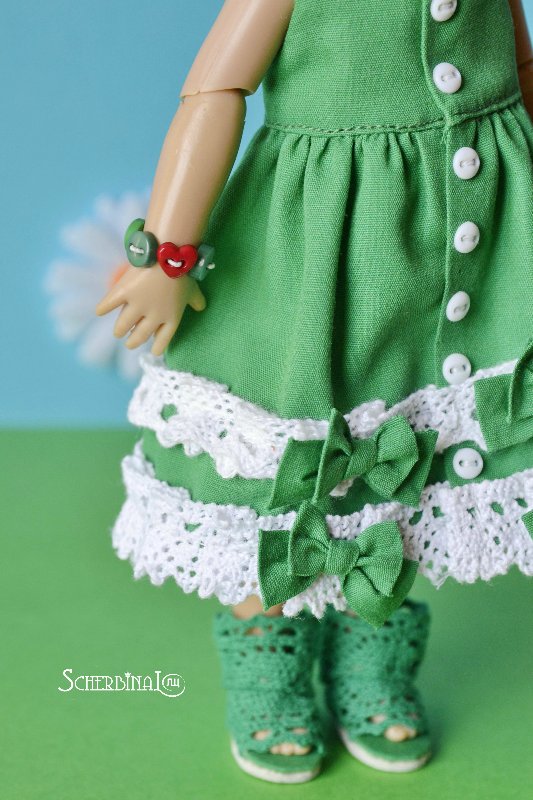 Летняя коллекция платьев для маленьких кукол