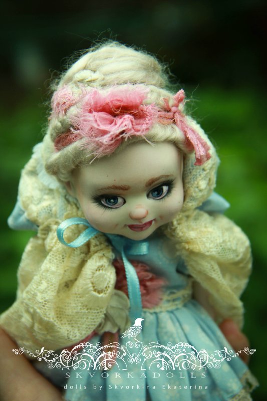 Фарфоровая кукла Бобо - маленькая принцесса (фото 9)