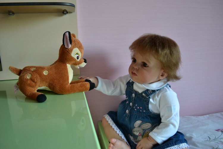 Малышка из молда Cuddles by Donna RuBert. Куклы реборн Прохоровой Виктории (фото 7)