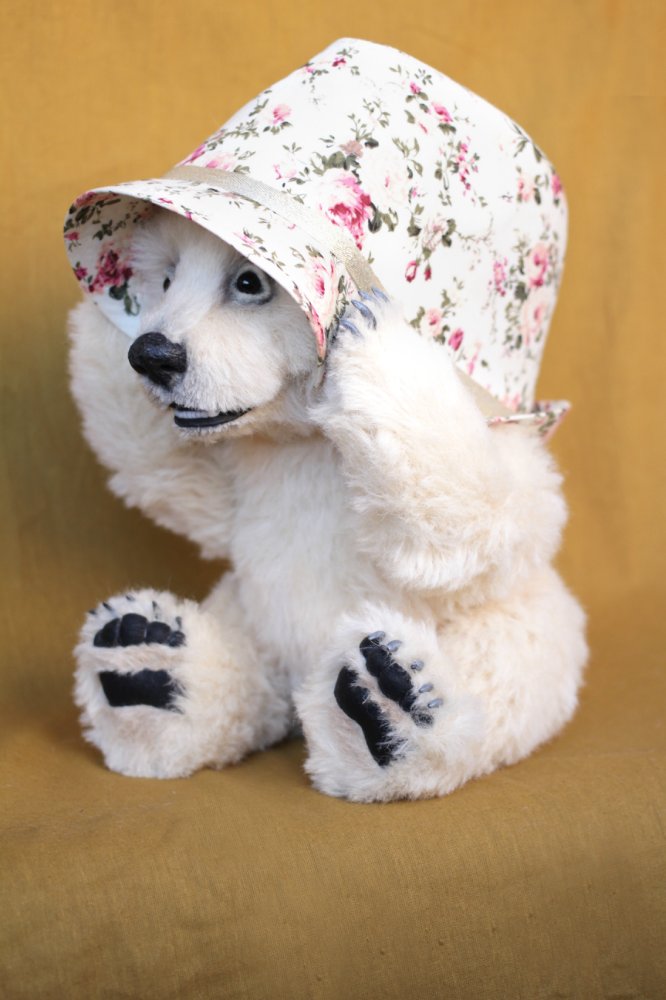 Нолан полярный медвежонок. Авторские игрушки ручной работы Татьяны Матляк