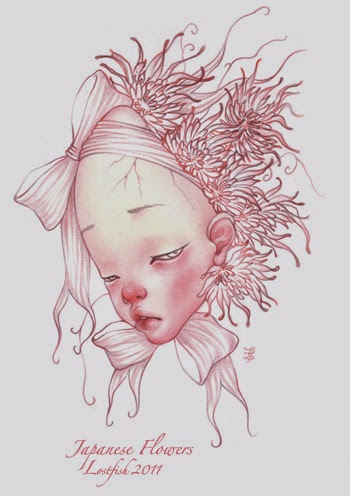 Сюрреалистические иллюстрации французской художницы Элоди LostFish или еще раз об Алисе