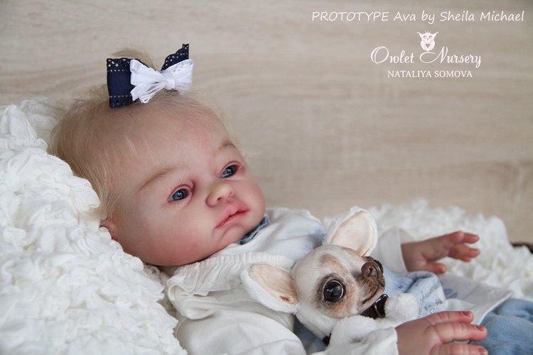 Сильвия - мой прототип Ava от скульптора Sheila Michael. Кукла реборн Наталии Сомовой