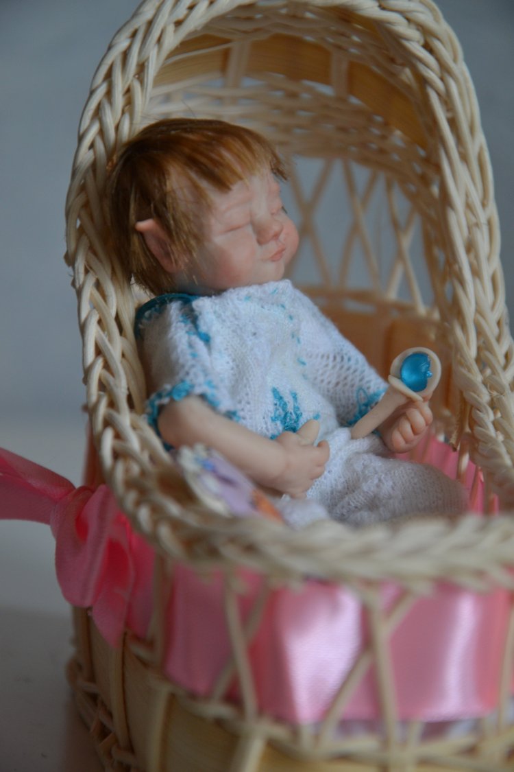 Мои мини малыши ООАК — Лепка авторских кукол: полимерная глина (фото 5)