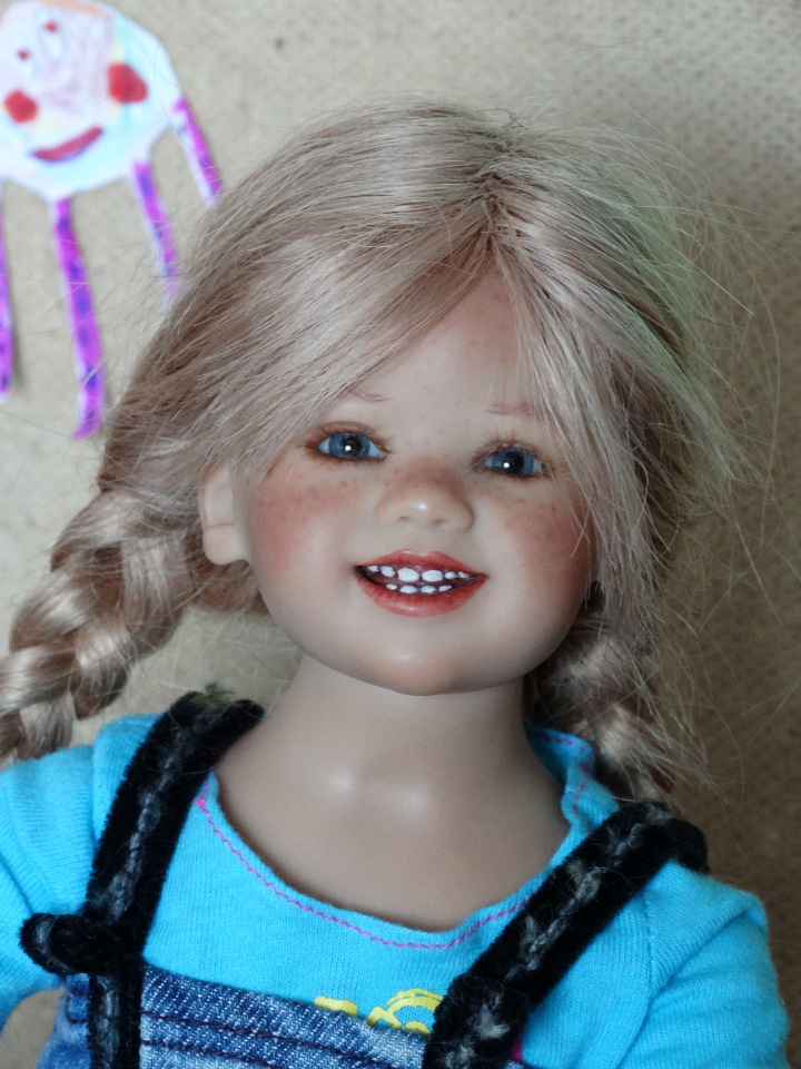 Девочки рисуют — Куклы Annette Himstedt (Аннетт Химстедт): коллекционные (фото 7)