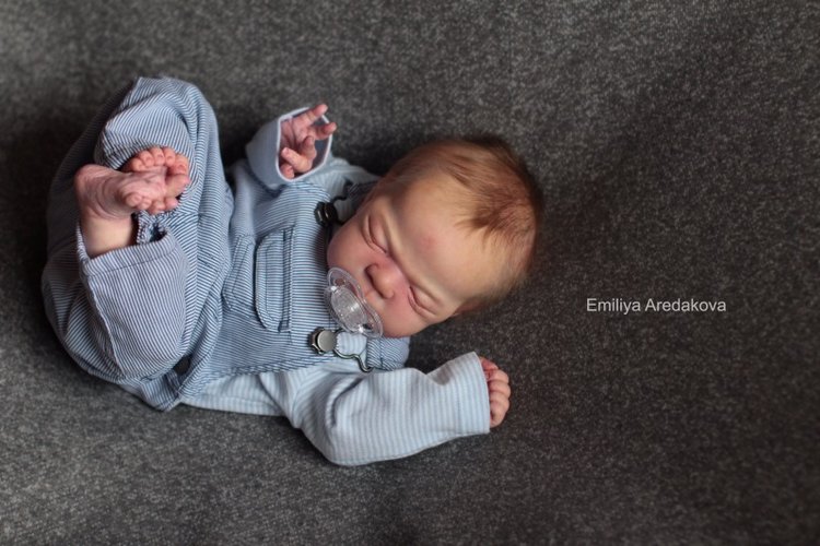Мой реалистичный малыш реборн из молда Knox. Кукла Эмилии Аредаковой