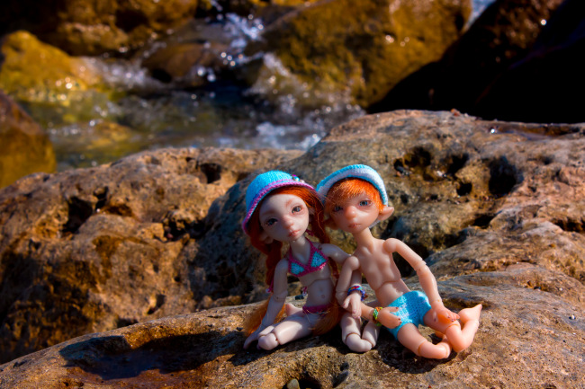 Мышулики в отпуске. Авторские куклы Лидии Снуль. BJTales