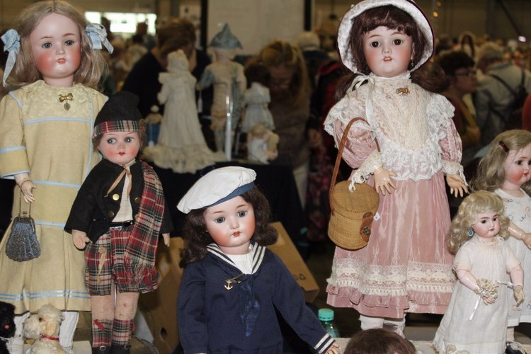 Выставка мишек, кукол и кукольной миниатюры в Голландии 2017 - часть третья