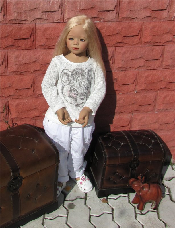 Вспоминая теплые дни. Полуденные танцы кукол Annette Himstedt