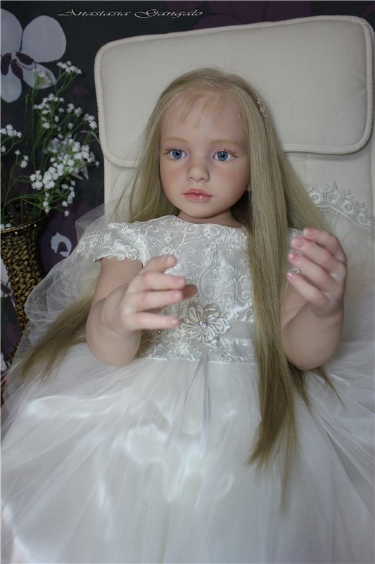 Алеся... Леся, Лесенька. Кукла реборн Анастасии Гангало