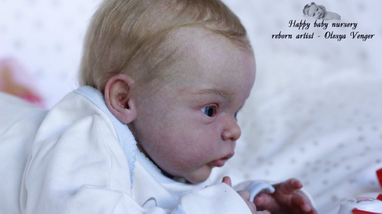 Моя милая златовласка Ева. Кукла реборн Олеси Венгер